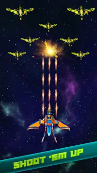 juego de disparos en el cielo galaxia espacio sin Screen Shot 6