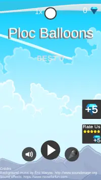 Ploc Balloons - Free casual game Screen Shot 0