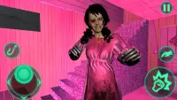 Scary Granny House - Scary Pink Barbi Granny House Screen Shot 3