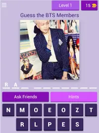 BTS KPOP Members Quiz Screen Shot 10