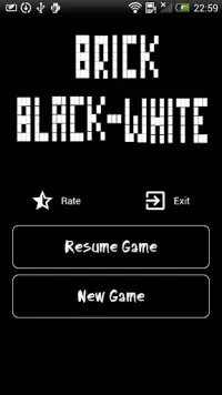 Brick Classic - Black & White Screen Shot 0