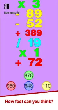 Math Dash! Hit the sums! Screen Shot 3