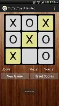 Tic Tac Toe Unlimited with AI Screen Shot 0
