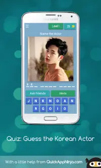 Quiz: Guess the Korean Actor Screen Shot 0