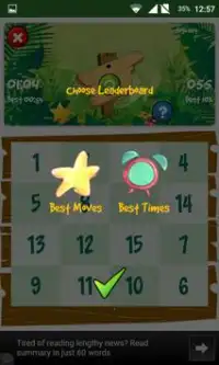 15 Number Puzzle Game Screen Shot 2
