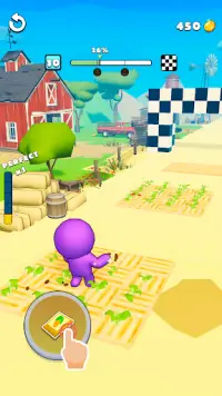Farm Land Run 3D! Screen Shot 2