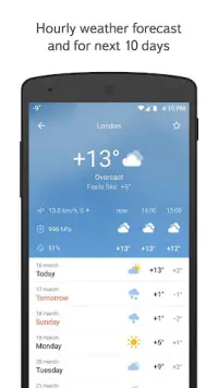 Yandex Weather Screen Shot 0