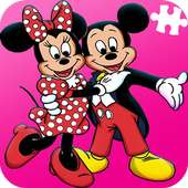 Puzzle for Mickey & Minnie Free