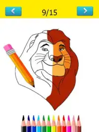Como desenhar rei leão Screen Shot 0