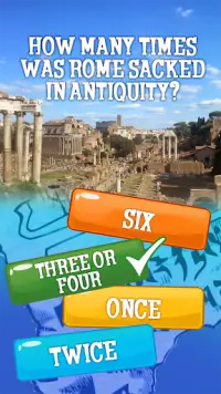 Ancient History Quiz Screen Shot 2