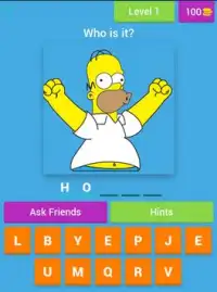 Guess the Simpsons characters Screen Shot 10