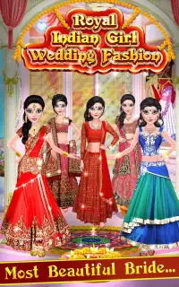 Royal Indian Girl Wedding Fashion Screen Shot 0