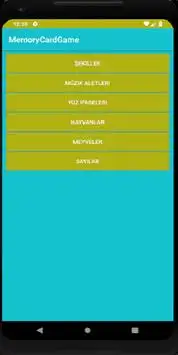 Hafıza Kart Oyunu Screen Shot 0