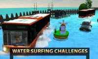 Water Surfer Passenger Bus Driving & Floating Sim Screen Shot 2