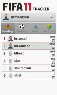 Tracker - For FIFA 11 Screen Shot 1