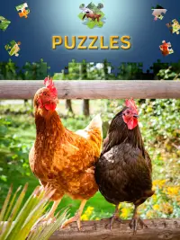 Farm Animals Jigsaw Puzzles Screen Shot 1
