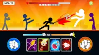 Stickman Fighter : Mega Brawl Screen Shot 1