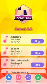 Secreto Anuel AA Piano Tiles Screen Shot 0