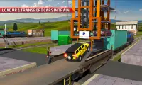 रोबोट कार ट्रांसफॉर्म रेल गाडी ट्रांसपोर्ट खेलों Screen Shot 3
