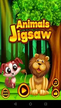 Animal Jigsaw Puzzle for Kids Screen Shot 0