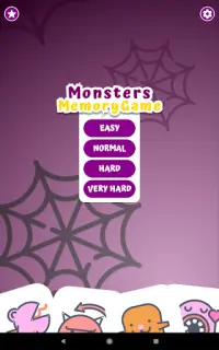 Monsters memory game for kids Screen Shot 6