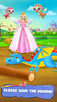 Princess life love story games Screen Shot 0