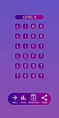 Word Ladders - Cool Words Game, Solve Word Puzzle Screen Shot 4