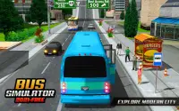Big City Bus Passenger Transporter: Coach Bus Game Screen Shot 3