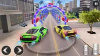 angekettet Wagen Rennen 2020: Autos Stunts Spiele Screen Shot 5