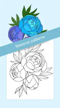 Flowers Coloring Books Screen Shot 2