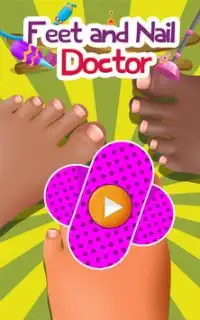Juegos de Doctor de Uñas Pies Screen Shot 0