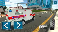 Big Ambulance Doctor Rescue 3D Screen Shot 2