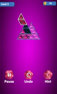 Triangle jewels block puzzle Screen Shot 2