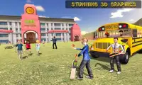 Off Road School Bus: simulador de conducción cuest Screen Shot 4