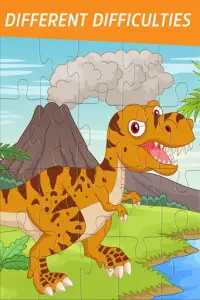 Dinosaur Puzzle - Dino Puzzle Games For Kids Screen Shot 1