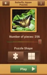 तितली Jigsaw पहेलियाँ Screen Shot 2