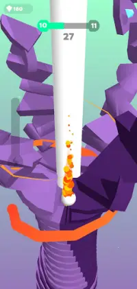 Helix Stack Fall 3D : Relaxing Tower Blaster Screen Shot 4