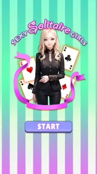 Sexy solitaire girls: ani card Screen Shot 0