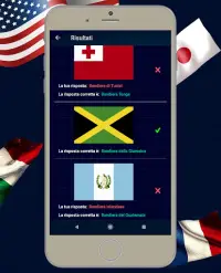 Bandiere di tutti i paesi del quiz mondiale Screen Shot 4
