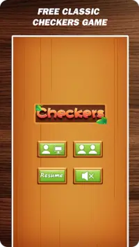 Checkers Classic - 2 Player Board Game Screen Shot 0