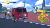 911 Fire Truck Car Game: Fire Truck Games 2021 Screen Shot 0