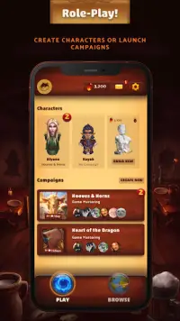 Dungeon Realms: Chat & Roll Screen Shot 4