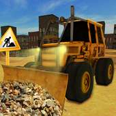 Permainan Modern City Site Konstruksi Truck 3D Sim