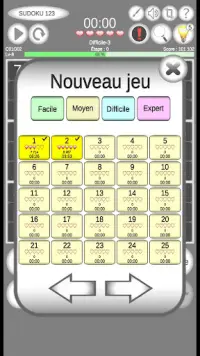 Sudoku 123 Hors ligne Français Screen Shot 1