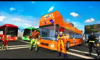 Superhero Mega Bus Transport Simulator Screen Shot 0