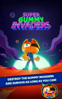 Super Gummy Invaders Screen Shot 4