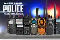 Police walkie-talkie radio sim JOKE GAME Screen Shot 0