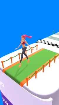 Hair Challenge rush runner makeover run 3d game Screen Shot 2