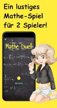 Mathe Duell: 2 Spieler Spiel Screen Shot 0