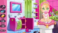 My Baby Doll House Play – Cleaning Screen Shot 1